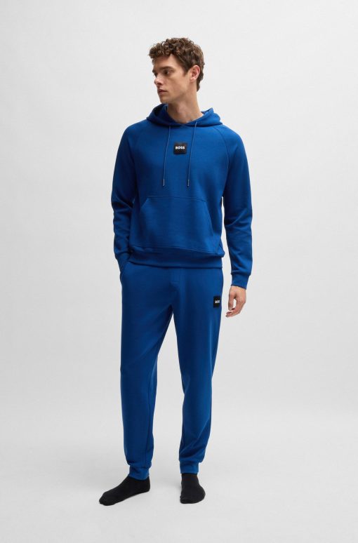 Hugo Boss Sweatshirts and Jogging Pants-Tracksuit bottoms with logo label-hugo boss outlet - Image 2