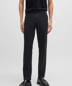 Hugo Boss Pants-Slim-fit chinos in stretch-cotton gabardine-hugo