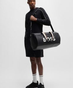 Hugo Boss Bags-BOSS x Matteo Berrettini  Faux-leather holdall with contrast logo-hugo boss near me 2