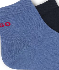 Hugo Boss Socks-Two-pack of short-length socks-hugo 2