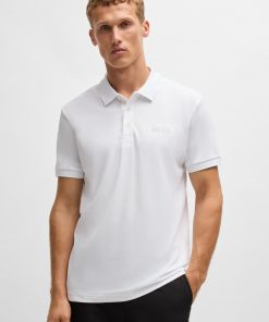 Hugo Boss Polo Shirts-Regular-fit polo shirt with logo detail-hugo by hugo boss