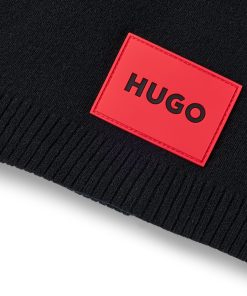 Hugo Boss-Kids’ snood with red logo label-hugo boss store near me 2