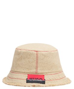 Hugo Boss-HUGO x Les Benjamins bucket hat with co-branded label-boss hugo 2