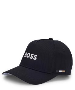 Hugo Boss-Kids’ cap in cotton twill with logo details-hugo boss near me 2