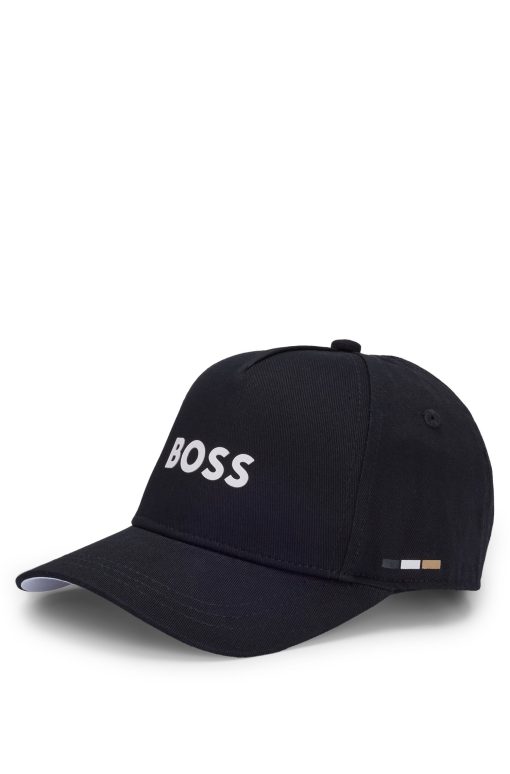 Hugo Boss-Kids' cap in cotton twill with logo details-hugo boss near me - Image 2