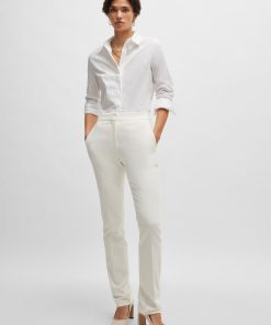 Hugo Boss Pants-Slim-leg trousers-hugo boss store near me 2