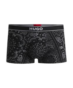 Hugo Boss Underwear-Stretch-cotton trunks with seasonal print-hugo boss outlet