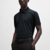 Hugo Boss Polo Shirts-BOSS x Matteo Berrettini active polo shirt with four-way stretch-boss store 3