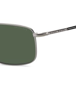 Hugo Boss Eyewear-Double-bridge sunglasses with green lenses-boss near me 2