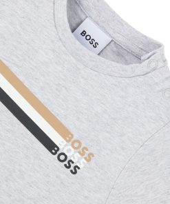 Hugo Boss-Kids’ shorts and T-shirt set with logo details-hugo 2