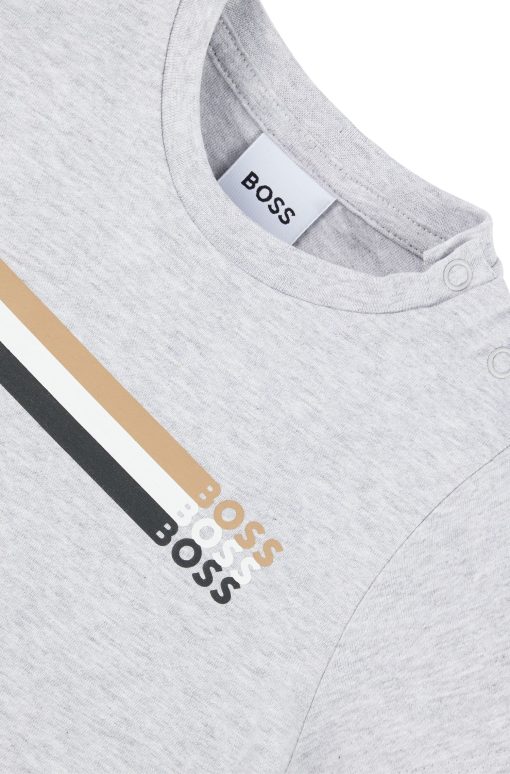 Hugo Boss-Kids' shorts and T-shirt set with logo details-hugo - Image 2