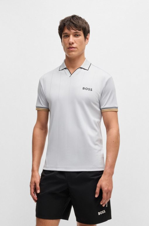 Hugo Boss Polo Shirts-BOSS x Matteo Berrettini active polo shirt with four-way stretch-boss store