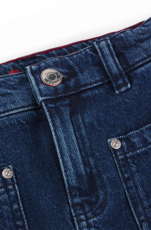 Hugo Boss-Kids' relaxed-fit jeans in blue stretch denim-hugo boss store - Image 2