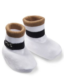 Hugo Boss-Gift-boxed beanie hat and booties for babies-boss store near me 2