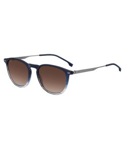 Hugo Boss Eyewear-Blue-acetate sunglasses with gradient effect-boss store near me