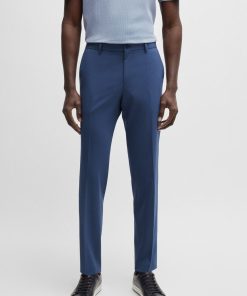 Hugo Boss Pants-Modern-fit trousers in a performance-stretch wool blend-hugo boss store