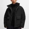 Hugo Boss Jackets and Coats-Water-repellent jacket in mixed materials-hugoboss 3