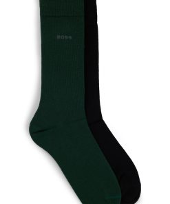 Hugo Boss Socks-Two-pack of cotton-blend regular-length socks-hugo by hugo boss