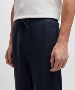 Hugo Boss Sweatshirts and Jogging Pants-Regular-fit tracksuit bottoms in performance fabric-hugo boss outlet 2