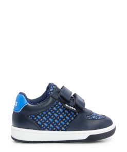 Hugo Boss-Kids’ trainers in mixed materials with printed monograms-boss store near me