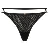 Hugo Boss Underwear, Pajamas, and Socks-Padded triangle bra with monogram pattern and adjustable straps-boss hugo 3