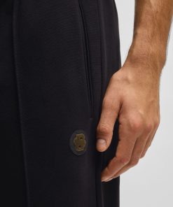 Hugo Boss Sweatshirts and Jogging Pants-Cotton tracksuit bottoms with Double B monogram-hugo boss near me 2