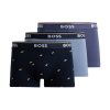 Hugo Boss Underwear-Three-pack of stretch-cotton boxer briefs with logo waistbands-boss store 4