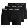 Hugo Boss Underwear-Three-pack of stretch-cotton trunks with logo waistbands-hugo boss outlet 4