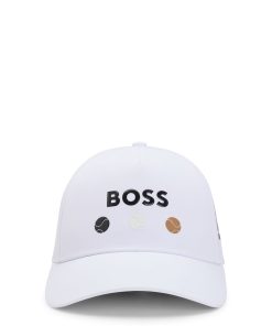 Hugo Boss-Logo-detailed cap in stretch nylon-hugo 2