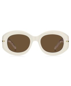 Hugo Boss Eyewear-White-acetate sunglasses with signature gold-tone detail-hugo boss outlet 2