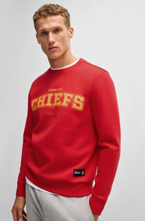 Hugo Boss Tracksuits-BOSS x NFL regular-fit sweatshirt with special branding-hugoboss - Image 2