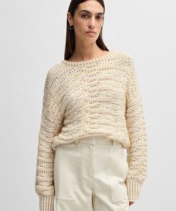 Hugo Boss Sweaters and Cardigans-sweater with 3D knit-hugoboss