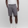 Hugo Boss-Tapered-fit shorts in a linen blend-boss outlet 3