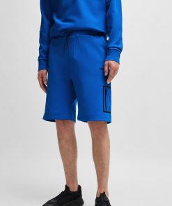 Hugo Boss Sweatshirts and Jogging Pants-Shorts with decorative reflective logo-boss hugo