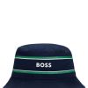 Hugo Boss-Kids’ cap in cotton twill with logo details-hugo boss near me 4