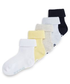 Hugo Boss-Gift-boxed five-pack of baby logo socks-hugoboss 2