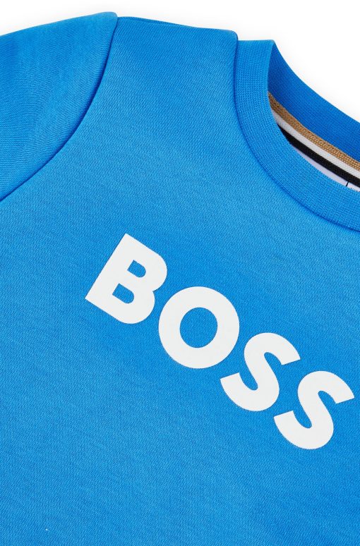 Hugo Boss-Kids' sweatshirt with logo print-hugo boss near me - Image 2