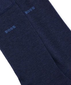 Hugo Boss Socks-Two-pack of regular-length socks in stretch cotton-hugoboss 2