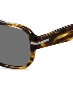 Hugo Boss Eyewear-Patterned-acetate sunglasses with silver-tone details-hugo boss near me 2