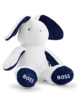 Hugo Boss-Baby faux-fur cuddly toy with embroidered logos-hugo boss store near me