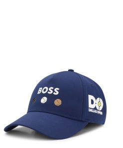 Hugo Boss-Logo-detailed cap in stretch nylon-boss near me