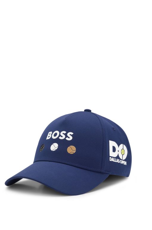 Hugo Boss-Logo-detailed cap in stretch nylon-boss near me