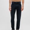 Hugo Boss Pants-Delaware slim-fit jeans in dark-blue stretch denim-boss near me 4