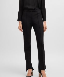 Hugo Boss Pants-Skinny-leg trousers in performance-stretch fabric-hugo boss sale