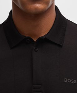 Hugo Boss Polo Shirts-Paddy polo shirt with drop-needle stitching-hugo by hugo boss 2