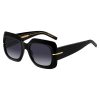 Hugo Boss Eyewear-Black-acetate sunglasses with gold-tone hinges-hugo by hugo boss 3