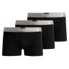 Hugo Boss Underwear-Three-pack of stretch-cotton trunks with logo waistbands-hugo by hugo boss 4