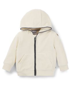 Hugo Boss-Kids’ hoodie in velvet-effect cotton-boss outlet