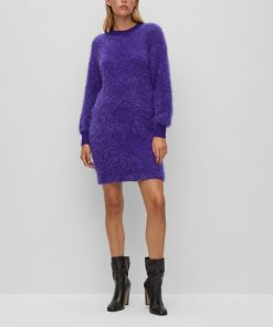 Hugo Boss Dresses-Sparkly knitted dress with cut-out back-hugo boss near me