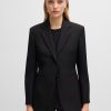 Hugo Boss Tailored Jackets-Slim-fit jacket in performance-stretch material-hugo boss outlet 4